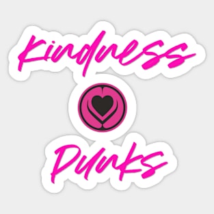 Kindness pink logo Sticker